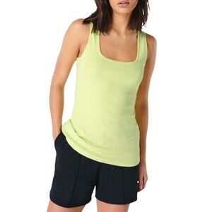 Sweaty Betty Everyday Scoop Ribbed Tank Sz 14